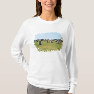 Camiseta Alineación de piedras derechas, megalítica