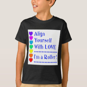 Camiseta Alinee usted mismo con amor - Soy un rollo