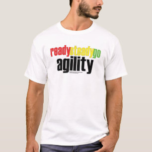 Camiseta ¡Aliste, estabilícese, vaya agilidad!