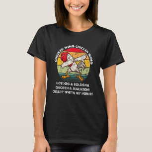 Camiseta Alita de Pollo Alita de Pollo Letra de Canción Ho