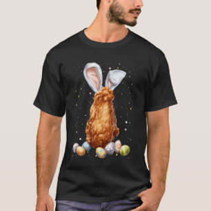 Camiseta Alitas de pollo conejo de Pascua huevos orejas de