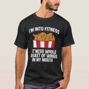 Camiseta Alitas de pollo dicen Comida Alitas de pollo