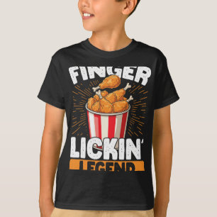 Camiseta Alitas de pollo frito para chuparse los dedos leye