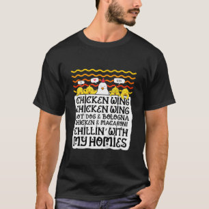 Camiseta Alitas de pollo para niños Alitas de pollo Hot Dog