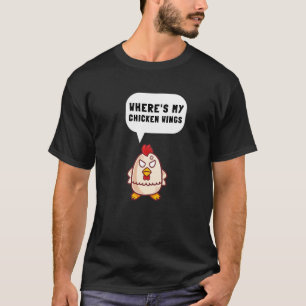 Camiseta Alitas De Pollo Pollo Frito Y Nuggets De Pollo Bu