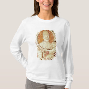 Camiseta Alivio de Dámaso I en una pilastra del cubo