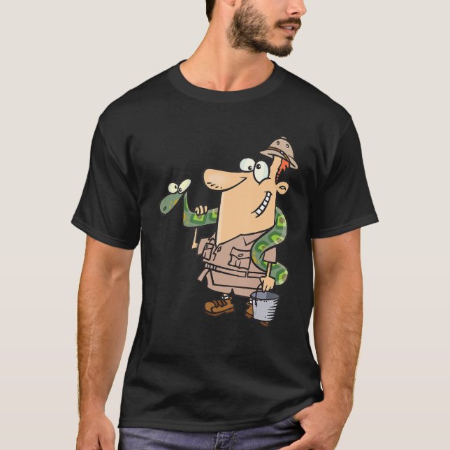 Camiseta alivio del reto relajante de zookeeper african (Anverso)