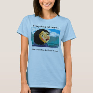 Camiseta Alivio del tsunami de la ayuda