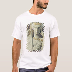 Camiseta Alivio funerario con una figura femenina