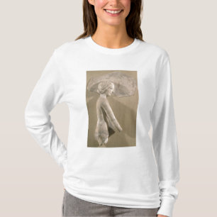 Camiseta Alivio que representa a una mujer en perfil
