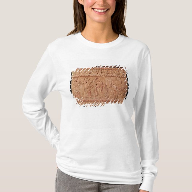 Camiseta Alivio que representa al criado que paga homenaje (Anverso)