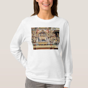 Camiseta Alivio que representa el montar a caballo de Shiva