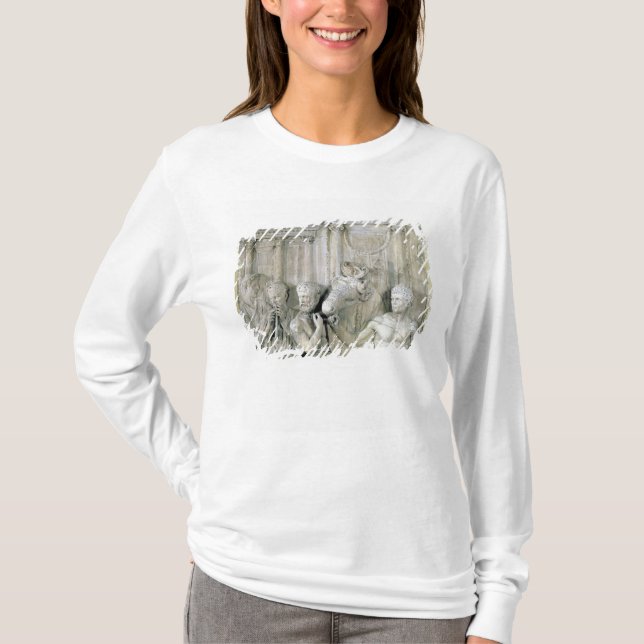Camiseta Alivio que representa las preparaciones para un (Anverso)