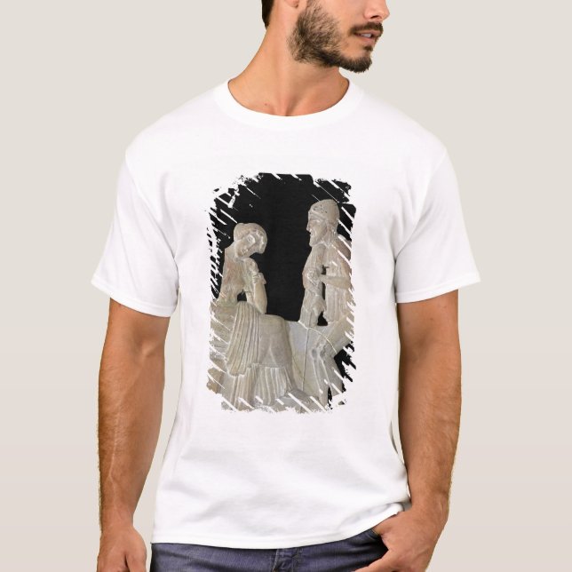 Camiseta Alivio que representa Odiseo y Penélope (Anverso)