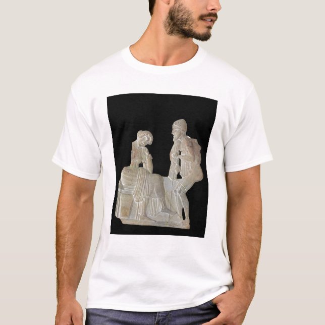 Camiseta Alivio que representa Odiseo y Penélope (Anverso)