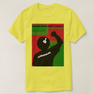 Camiseta ALKEBULAN - EL PELO NEGRO NO ES UN CRIMEN v2 FRONT