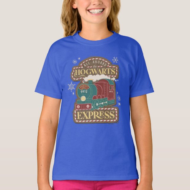 Camiseta All Aboard the HOGWARTS™ Express Christmas Cookie (Anverso)
