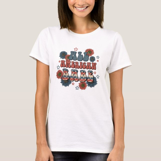 Camiseta All American Babe (Anverso)