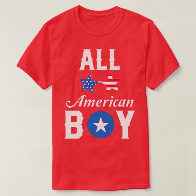 Camiseta All American Boy 4 de julio (Diseño del anverso)