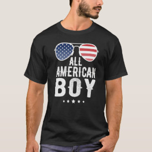 Camiseta All American Boy 4 Of July Niños Gafas De Sol