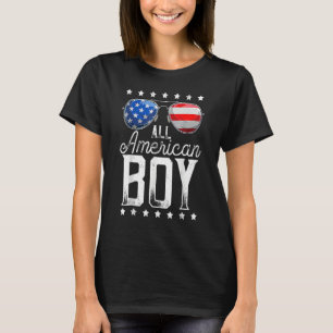Camiseta All American Boy 4 Of July Niños Gafas De Sol
