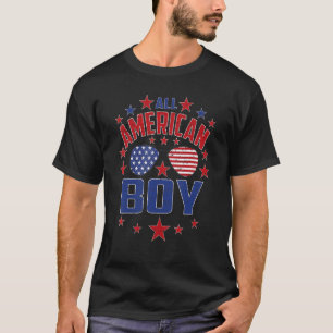 Camiseta All American Boy 4 Of July Niños Gafas De Sol