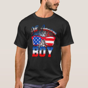 Camiseta All American Boy 4 Of July Niños Gafas De Sol