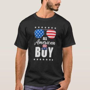 Camiseta All American Boy 4 Of July Niños Gafas De Sol