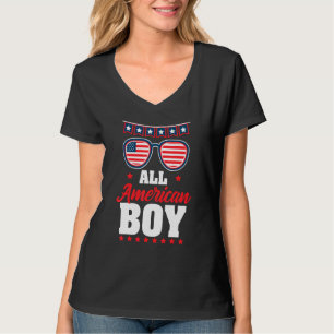 Camiseta All American Boy 4 Of July Niños Gafas De Sol