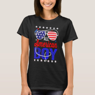 Camiseta All American Boy 4 Of July Niños Gafas De Sol