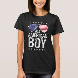 Camiseta All American Boy 4 Of July Niños Gafas De Sol