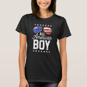 Camiseta All American Boy 4 Of July Niños Gafas De Sol