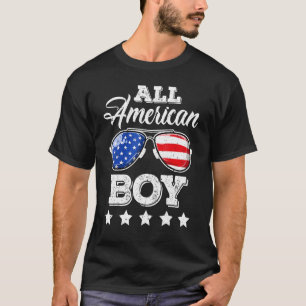 Camiseta All American Boy 4 Of July Niños Gafas De Sol