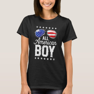 Camiseta All American Boy 4 Of July Niños Gafas De Sol