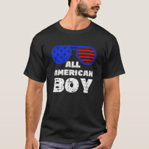 Camiseta All American Boy 4 Of July Niños Gafas De Sol
