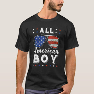 Camiseta All American Boy 4 Of July Niños Gafas De Sol