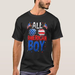 Camiseta All American Boy 4 Of July Niños Gafas De Sol