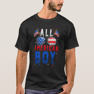 Camiseta All American Boy 4 Of July Niños Gafas De Sol