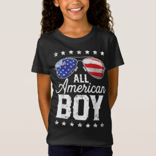 Camiseta All American Boy 4 of July Niños gafas de sol