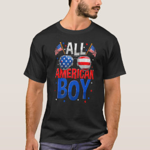 Camiseta All American Boy 4 Of July Niños Gafas De Sol