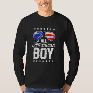 Camiseta All American Boy 4 Of July Niños Gafas De Sol