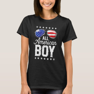 Camiseta All American Boy 4 Of July Niños Gafas De Sol
