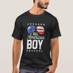 Camiseta All American Boy 4 Of July Niños Gafas De Sol