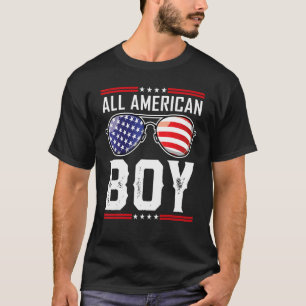 Camiseta All American Boy Cuarto De Julio Gafas De Sol Fa