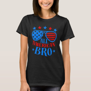 Camiseta All American Bro 4 of July Men Gafas de sol estado
