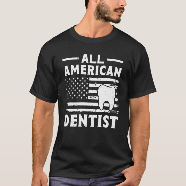 Camiseta All American Dentist (Anverso)