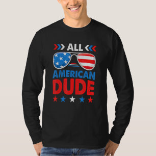 Camiseta All American Dude 4 De Julio Gafas De Sol Niños