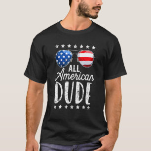 Camiseta All American Dude 4 De Julio Niños Gafas De Sol