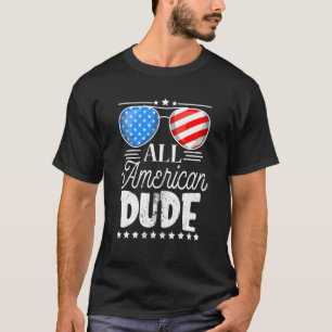Camiseta All American Dude 4 De Julio Niños Gafas De Sol