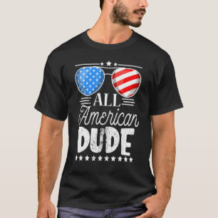 Camiseta All American Dude 4 De Julio Niños Gafas De Sol